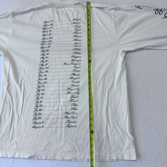 Gracie Abrams Good Riddance Tour Long Sleeve Shirt Size L Off White Tour Dates - Picture 12 of 12